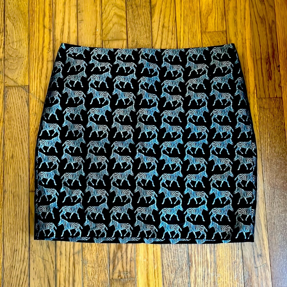 J.Crew Factory Zebra Skirt
